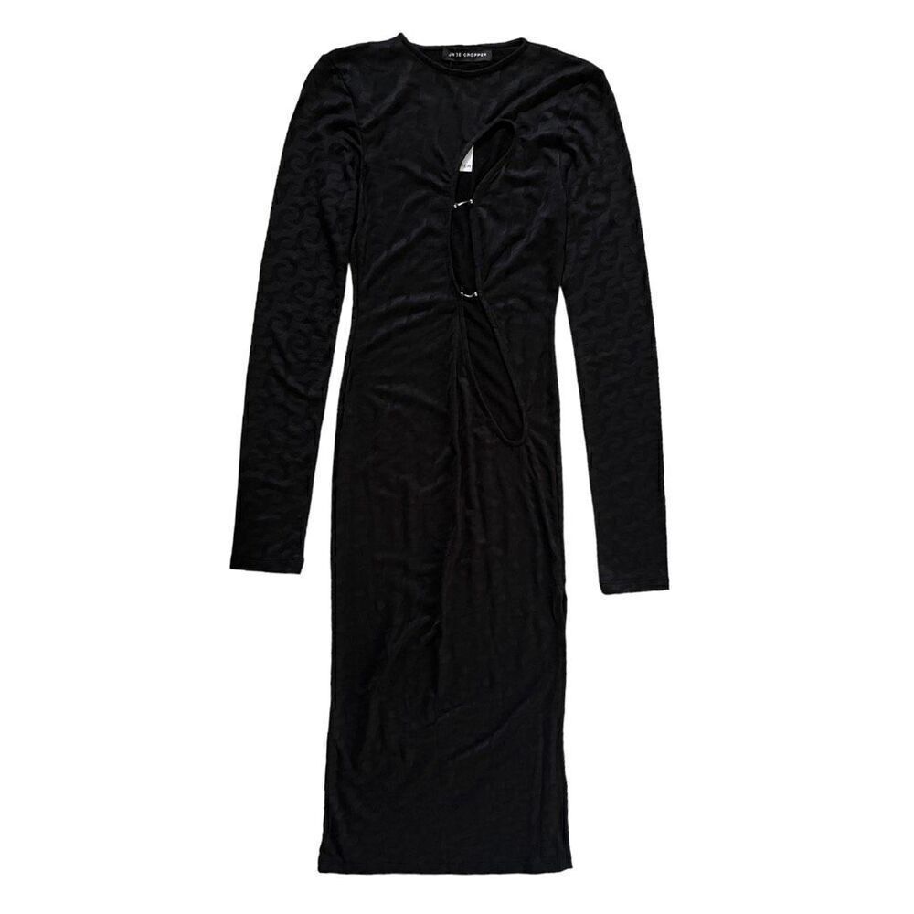 Jade Cropper Cutout Dress in Black - Picture 2 of 12